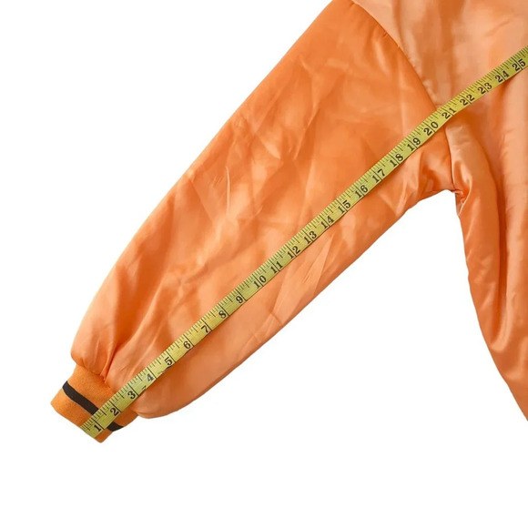 Birch and Stone Orange M Bear Bomber Jacket in Small - Picture 9 of 12